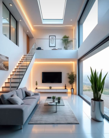 falseceling and lights for living room