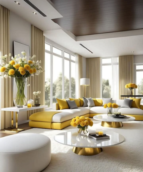 olorful interior living room